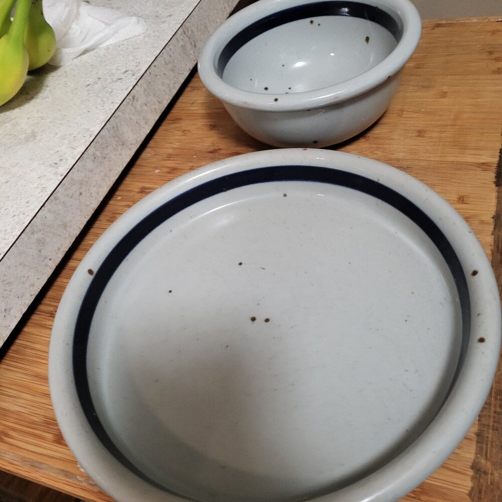 Dansk Blue ring BLT  stoneware Niels Refsgard